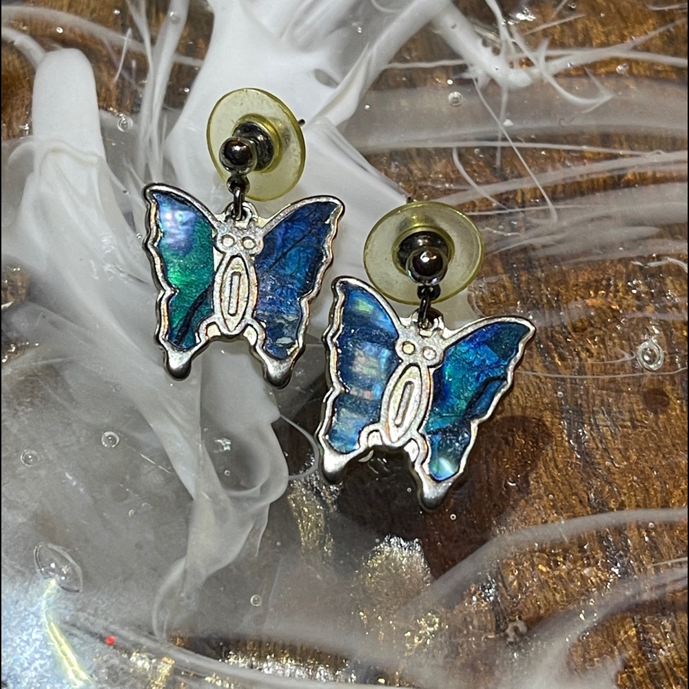 Vintage 1950 Sterling Silver Butterflies